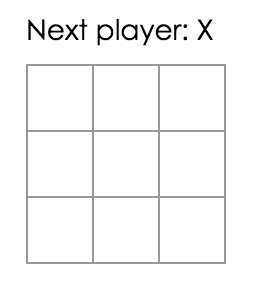 Empty Tic-Tac-Toe board